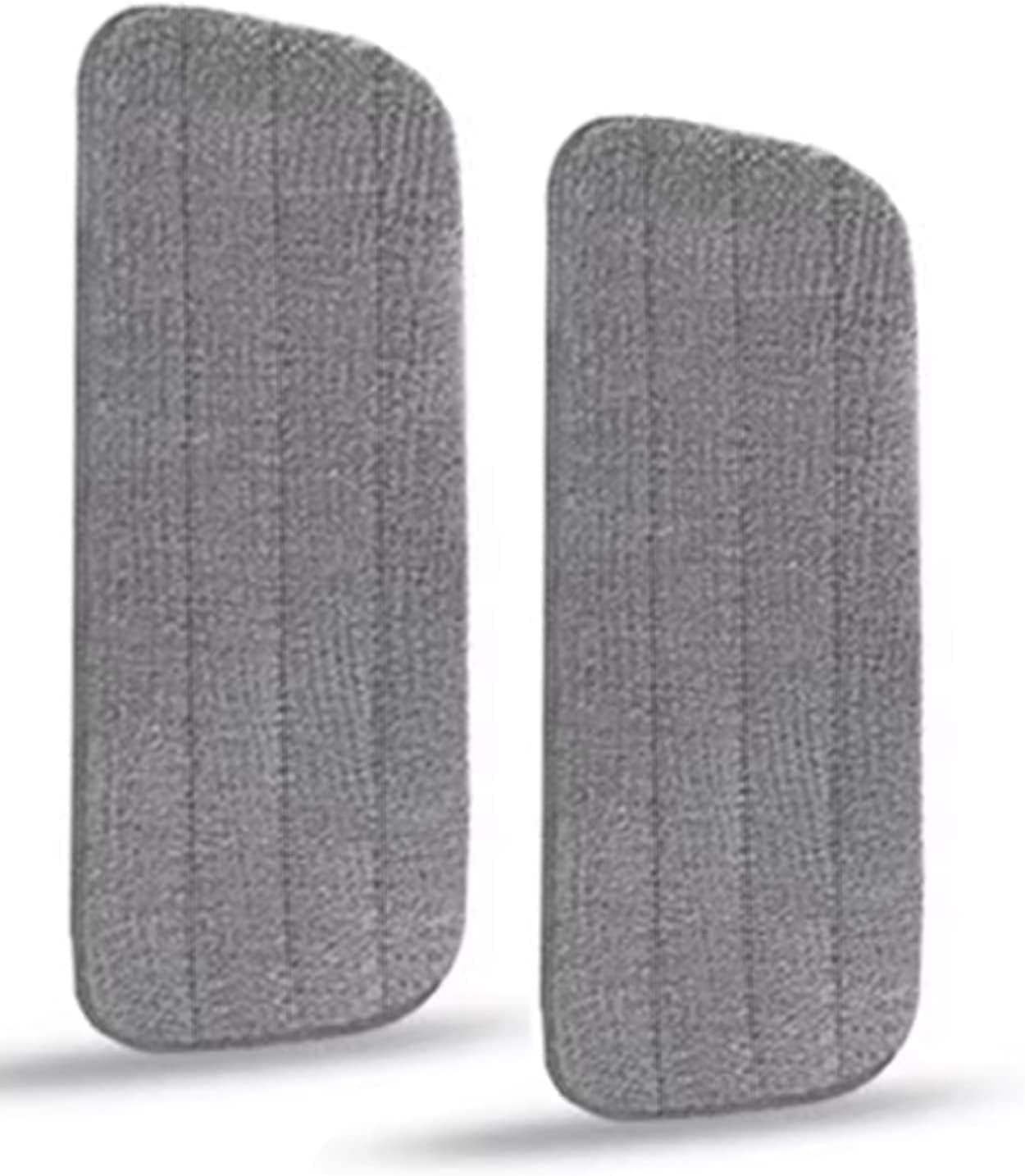 CLDREAM Microfiber Washable Mop Pads for Wet Or Dry Floor Cleaning - 2Pcs