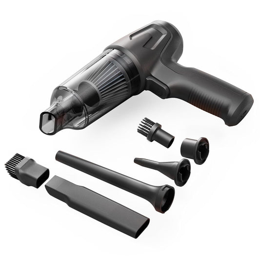 UCKORY 6 in 1 Portable Car Vacuum Cleaner with Blower | Wireless Handheld Vacuum Cleaner Traveling, Camping Reusable,Portable, car, Bike and Sofa