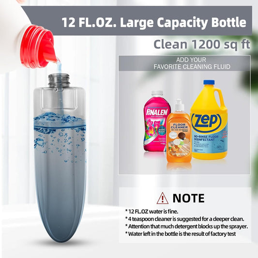 Spray Mop for Floor Cleaning, Dry Wet Use with 6pcs Microfiber Washable Pads 6pc Scrubber and 1pc Mop Holder, Mop Water Sprayer for Wood Hardwood Laminate Ceramic Tiles Deep Clean.