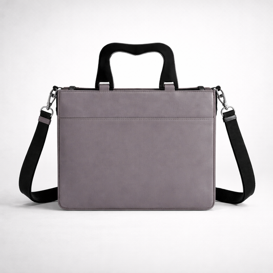 Elegant Purple Women’s Handbag with Solid Top Handle | Stylish Office & Party Purse